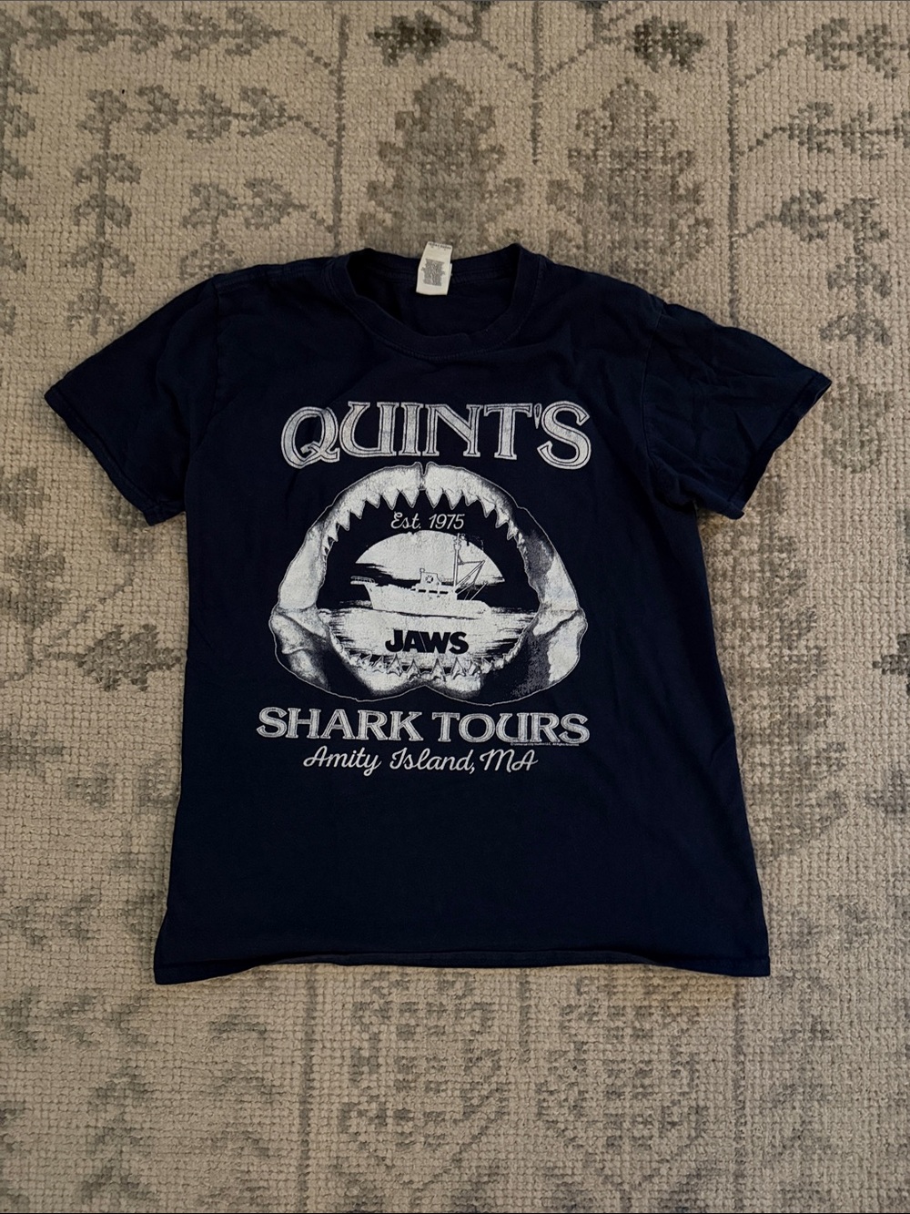 Jaws Navy Graphic Tee